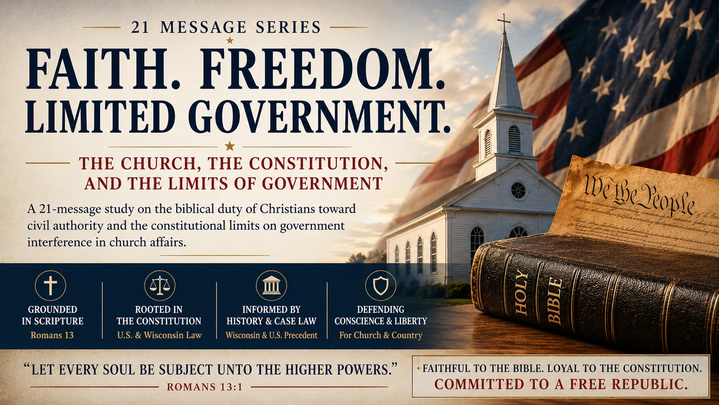 Original artwork for Limitations Of Civil Government In Church Affairs