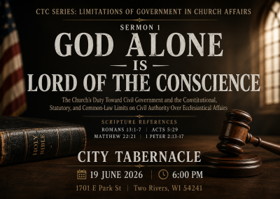 01 – God Is the Lord of Conscience